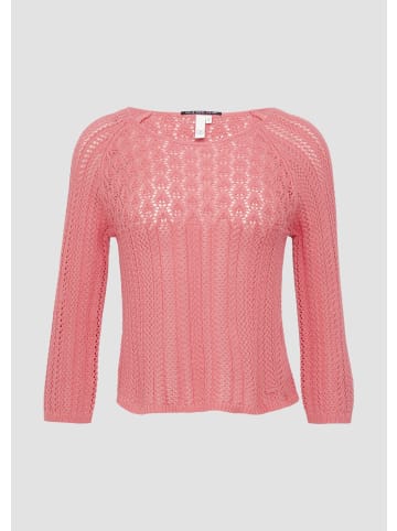 QS Strickpullover in 3455_koralle