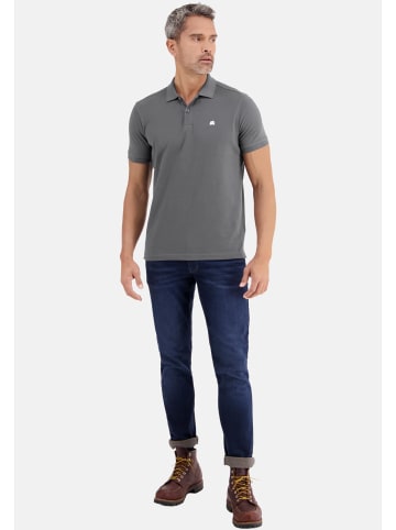 Lerros Poloshirt Basic in Weiß / grau
