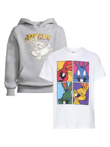 Mister Tee Mister Tee T-Shirts in white+heathergrey