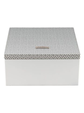 Windrose Calma Schmuckkasten 18 cm in weiß