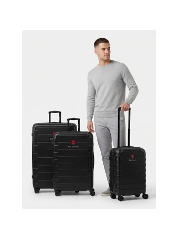 Tonino Lamborghini Tonino Lamborghini Milano Trolley 3-SET mit Dehnfalte und XL Koffer in black