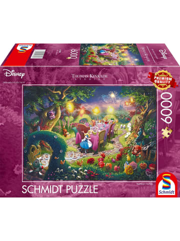 Schmidt Spiele Brettspiel Puzzle - Disney: Alice im Wunderland (6000 Teile) - Ab 12 Jahren
