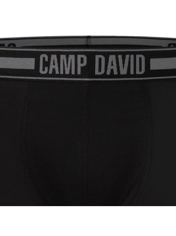 CAMP DAVID  Boxershort 2er Pack in Schwarz