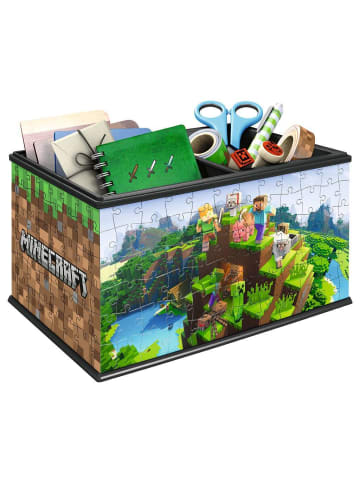 Ravensburger Ravensburger Puzzle 216 Teile Bauspiel Aufbewahrungsbox Minecraft in bunt