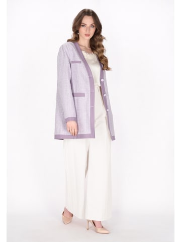 DreiMaster Klassik Coat in light lavender glitter