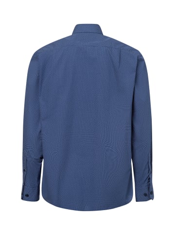 Andrew James Businesshemd in marine weiß