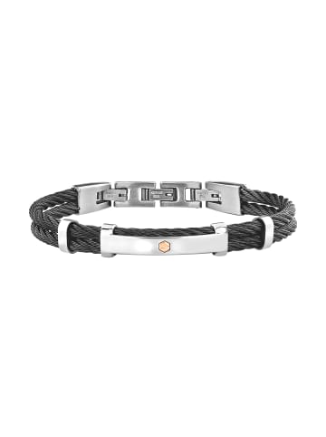 Breil Armband 9k loop silber, grau