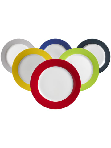 Ritzenhoff & Breker 6er Set Speiseteller Doppio ø 27 cm bunt in bunt