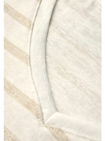 Cecil Strick-Look Streifen-Shirt in Beige