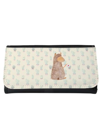 Mr. & Mrs. Panda Frauen Portemonnaie Alpaka Fahne ohne Spruch in Kaktus Grün