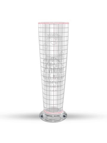 Mr. & Mrs. Panda Bierglas Pinguin Lagerfeuer mit Spruch in Transparent