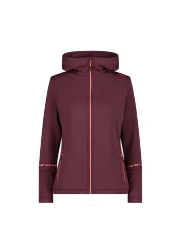 cmp Funktionsjacke WOMAN JACKET FIX HOOD in Rot