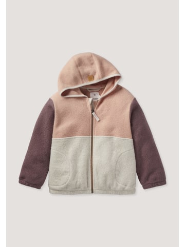 Hessnatur Fleece Jacke in brombeersorbet