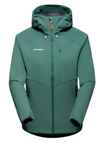 Mammut Funktionsjacke Ultimate Comfort SO Hooded J in Grün