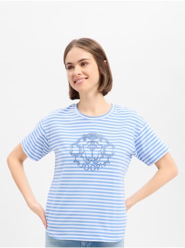 JOOP! T-Shirt in hellblau weiß