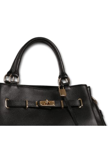 Toscanto Toscanto Handtasche Leder schwarz ca. 38cm