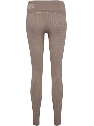 Hummel Hummel Leggings Hmlte Multisport Damen Dehnbarem Schnelltrocknend Nahtlosen in CHATEAU GRAY/DRIFTWOOD MELANGE