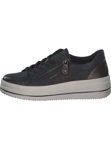 remonte Schnürschuhe in schwarz/schwarz-antique/antik/