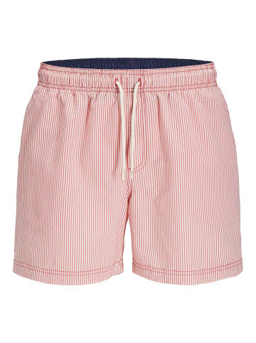 Jack & Jones Badeshorts in True Red