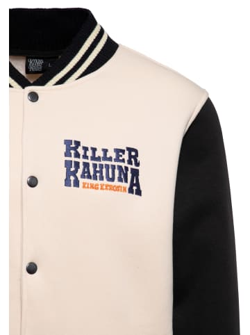 King Kerosin King Kerosin College Jacke Killer Kahuna in ecru