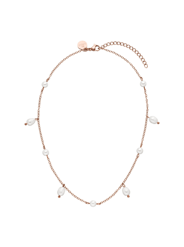 PURELEI Kette Pearl Drop 40 cm in Rosegold