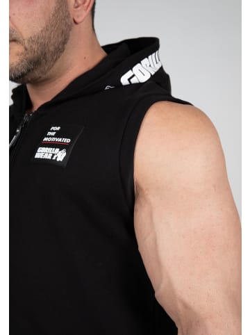 Gorilla Wear Milwaukee Kapuzenpulli mit Reißverschluss - Schwarz