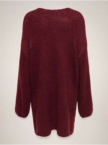 JDY Strickkleid in Cabernet