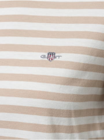 Gant T-Shirt in melange weiß - 0001