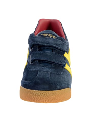Gola Harrier-Turnschuhe für Kinder mit Klettverschluss Blau
