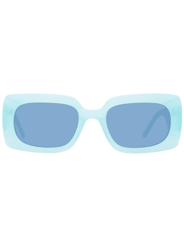 Benetton Frauen Sonnenbrille Rechtwinklig Grün