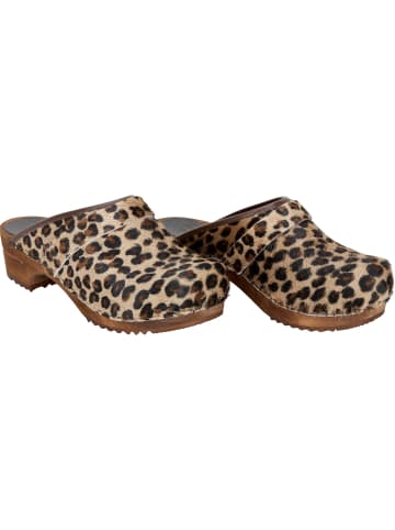 Sanita Comfortwear Clog "Wood-Caroline Open" in Multicolor