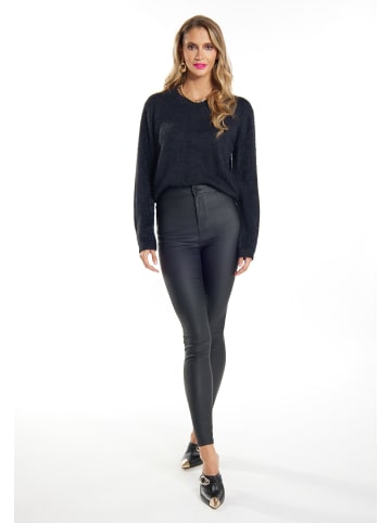 faina Damen Strickpullover in Schwarz