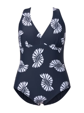 Ulla Popken Badeanzug in schwarz