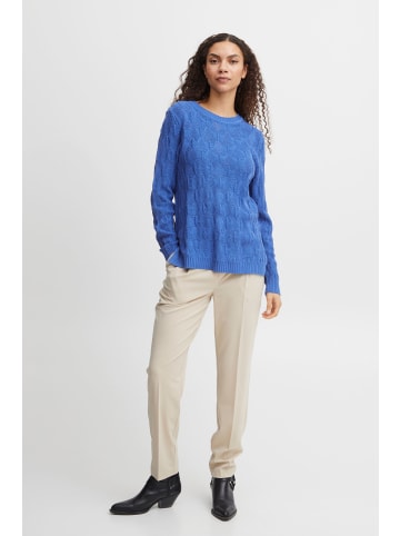 b.young Strickpullover BYMILJA STRUCTURE JUMPER - 20812775  Strickpullover mit Strukturmuster in Blau