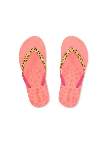 Flip Flop Zehentrenner "easy*leo" in neon peach