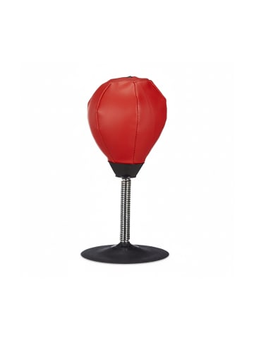 relaxdays Punchingball in Rot/Schwarz