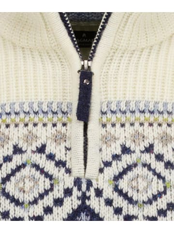 V-Ausschnitt Pullover in weiß
