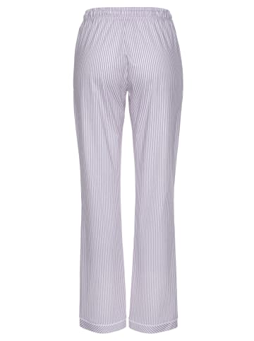 s.Oliver Pyjamahose in bordeaux-gestreift