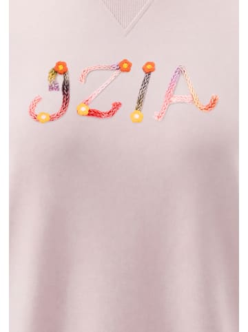 IZIA Women Sweatshirt in Light Rose