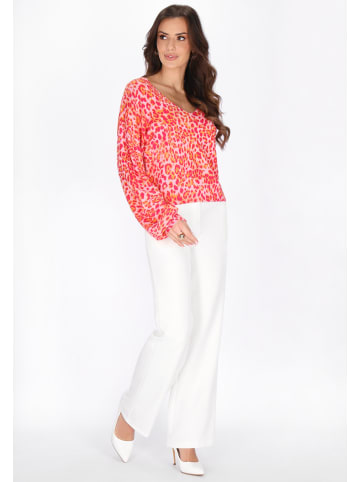 faina Women Sweater in pink magenta orange