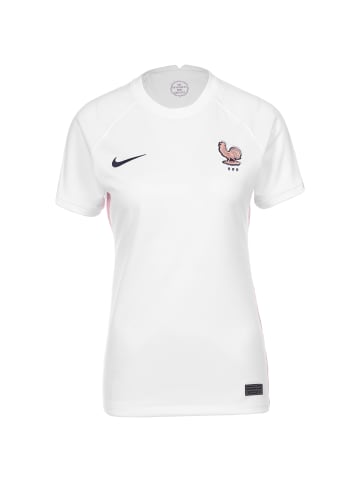 Nike Performance Fußballtrikot FFF Frankreich Stadium in weiß / schwarz