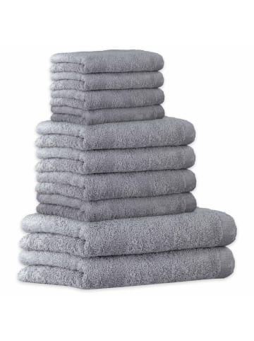 Cawö Handtuch 10er Pack in Hellgrau