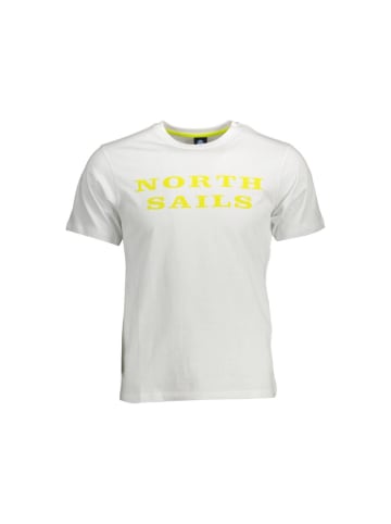 North Sails Weiß Baumwolle Herren T-Shirt