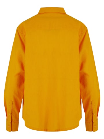 Urban Classics Urban Classics Damen Ladies Linen Mixed Oversized Shirt in magicmango