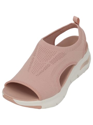 Skechers Keilsandaletten in blush