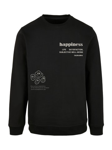 F4NT4STIC Sweatshirt happiness CREWNECK in schwarz