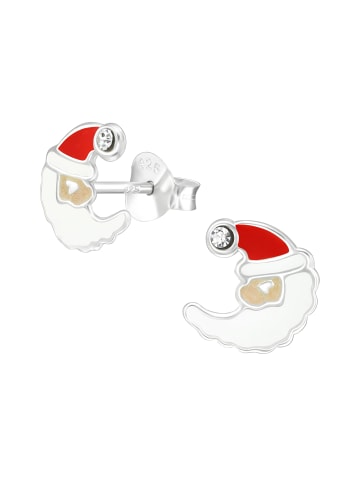 schmuck23 Silber Ohrringe 925 Weihnachten Nikolaus 0,7 cm x 0,8 cm
