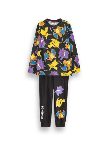 Coccodrillo Jungenpyjama in schwarz