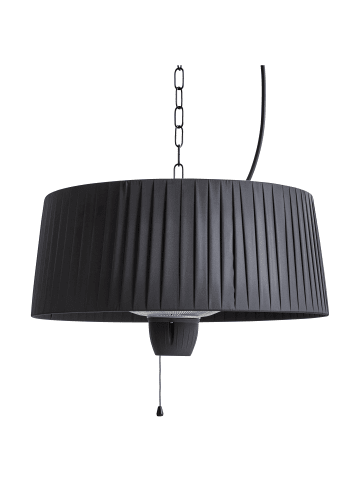 Beliani Terrassenstrahler ASCEA in Schwarz - (W) 43 x (H) 22 x (L) 43 cm