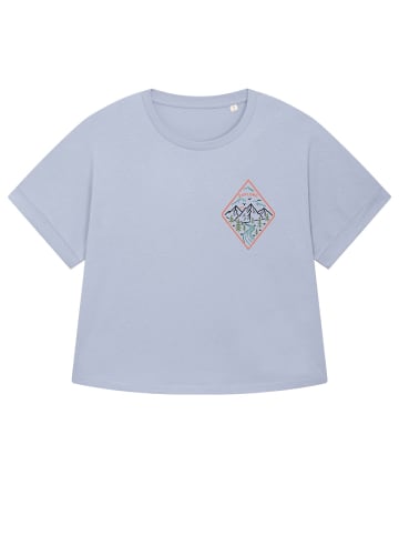wat? Apparel T-Shirt Explore in Serene Blue